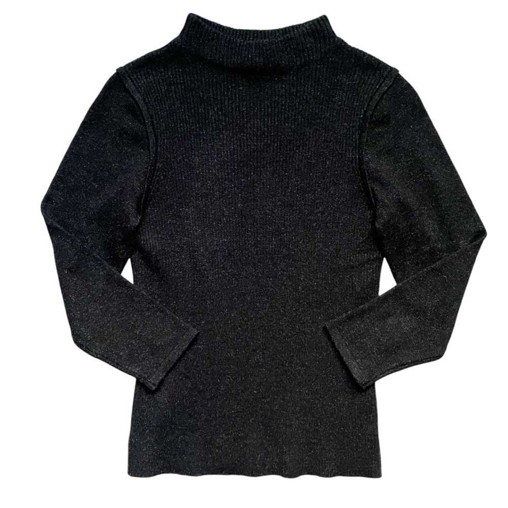 Vintage Urchin Mark Eisen Silk Cashmere Mock Neck Sweater